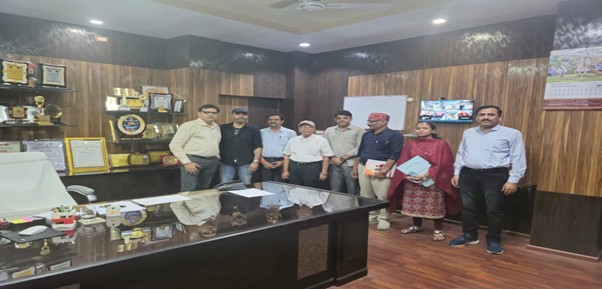 परंपरागत कृषि विकास योजना के संबंध में बैठक