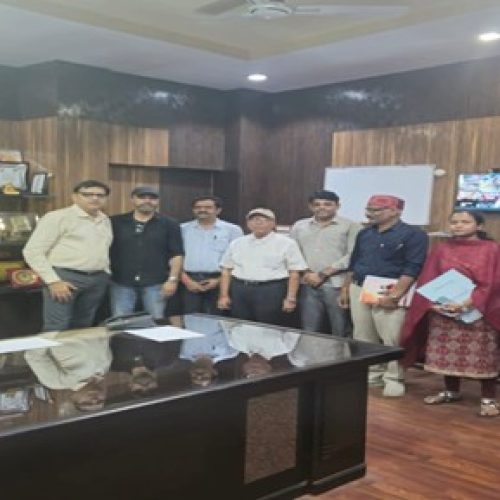 परंपरागत कृषि विकास योजना के संबंध में बैठक
